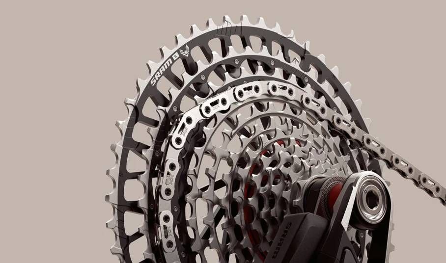 Grupo XX SL T-type Eagle AXS Eletrônico Pedivela Wide 170mm Com Potência Sram