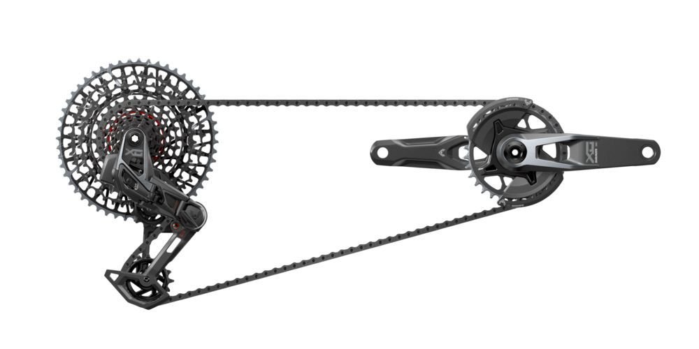Grupo X0 T-type Eagle AXS Eletrônico Pedivela Wide 170mm Sram