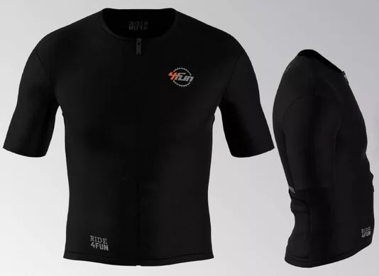 Jersey Ciclismo Cadence Premium Manga Curta Preta 4Fun La Maglia