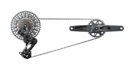 Grupo GX T-type Eagle AXS Eletrônico Pedivela Wide 175mm Sram