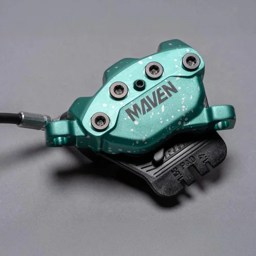 Kit Freio a Disco Maven Ultimate Stealth Expert 4 Pistoes Edicao Limitada Verde Sram