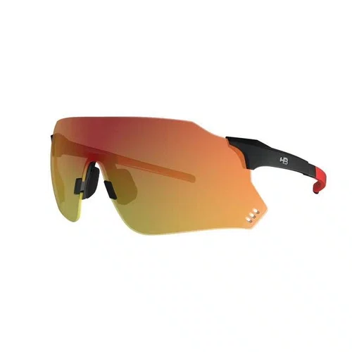 Oculos HB Quad X Matte Black Red Chrome