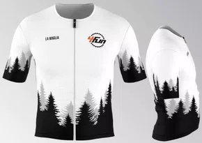 Jersey Ciclismo Cadence Manga Curta Branca 4Fun Bike Center La Maglia