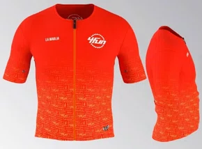 Jersey Ciclismo Cadence Manga Curta Laranja 4Fun La Maglia
