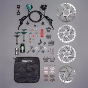 Kit Freio a Disco Maven Ultimate Stealth Expert 4 Pistoes Edicao Limitada Verde Sram Kit Freio a Disco Maven Ultimate Stealth Expert 4 Pistoes Edicao Limitada Verde Sram
