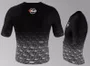 Jersey Ciclismo Cadence Manga Curta Preta Degrade 4Fun La Maglia