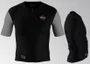 Jersey Ciclismo Cadence Premium Manga Curta Preta/Cinza 4Fun La Maglia